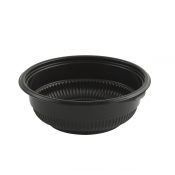 Incredi-Bowls M5816B-250 - 5.75" Round Bowl 12-16 oz Microwavable Polypropylene Black Base
