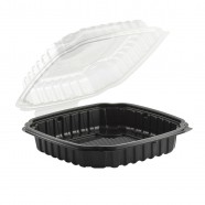 Culinary Basics 9.5×10.5 1-Cmp. Base/1-Cmp. Lid, Hinged Clamshell