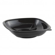 Crystal Classics, Black 8" 32 oz Square Bowl