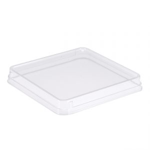 BonFaire BF5250 - 10" Square PETE Lid Snap On Clear Fits BF5200