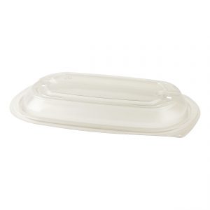 MicroRaves LH4LD - 9" x 6" Rectangle Microwavable Clear Anti-Fog Lid Fits M416, M424, M432, M420-2