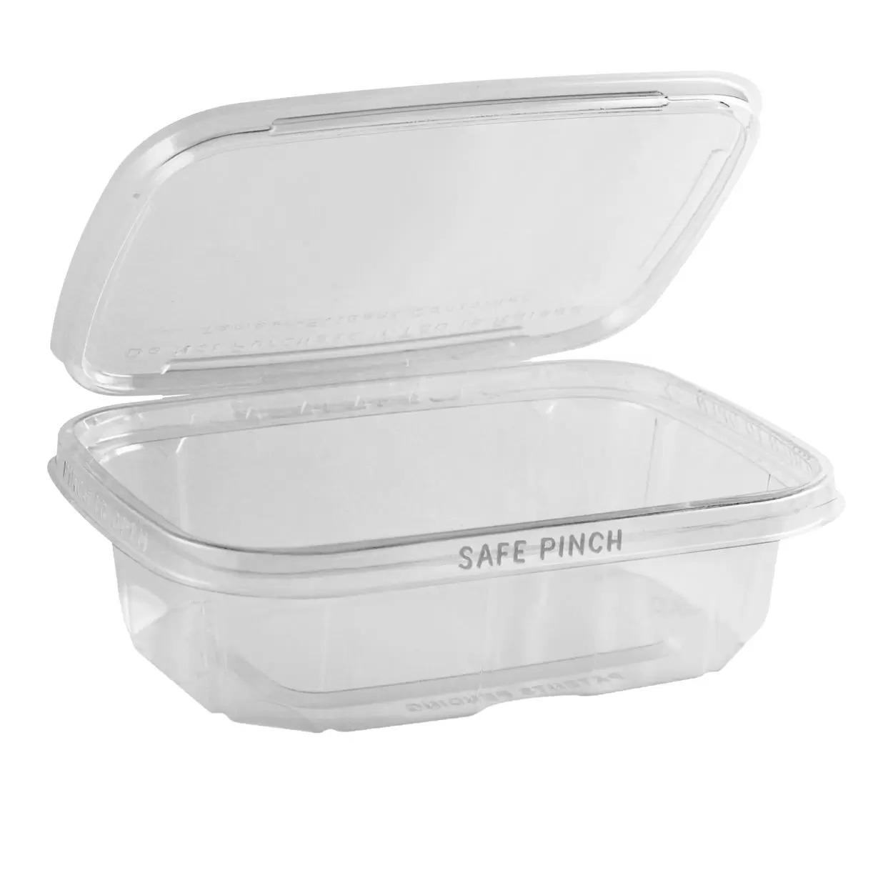 16oz Plastic Hinged Deli Containers  Medium Tamper Resistant Deli  Containers