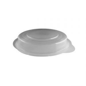 Incredi-Bowl LH4200D - 4.25" Round Bowl Lid Microwavable Polypropylene Clear Lid Anti-Fog Fits M4205B