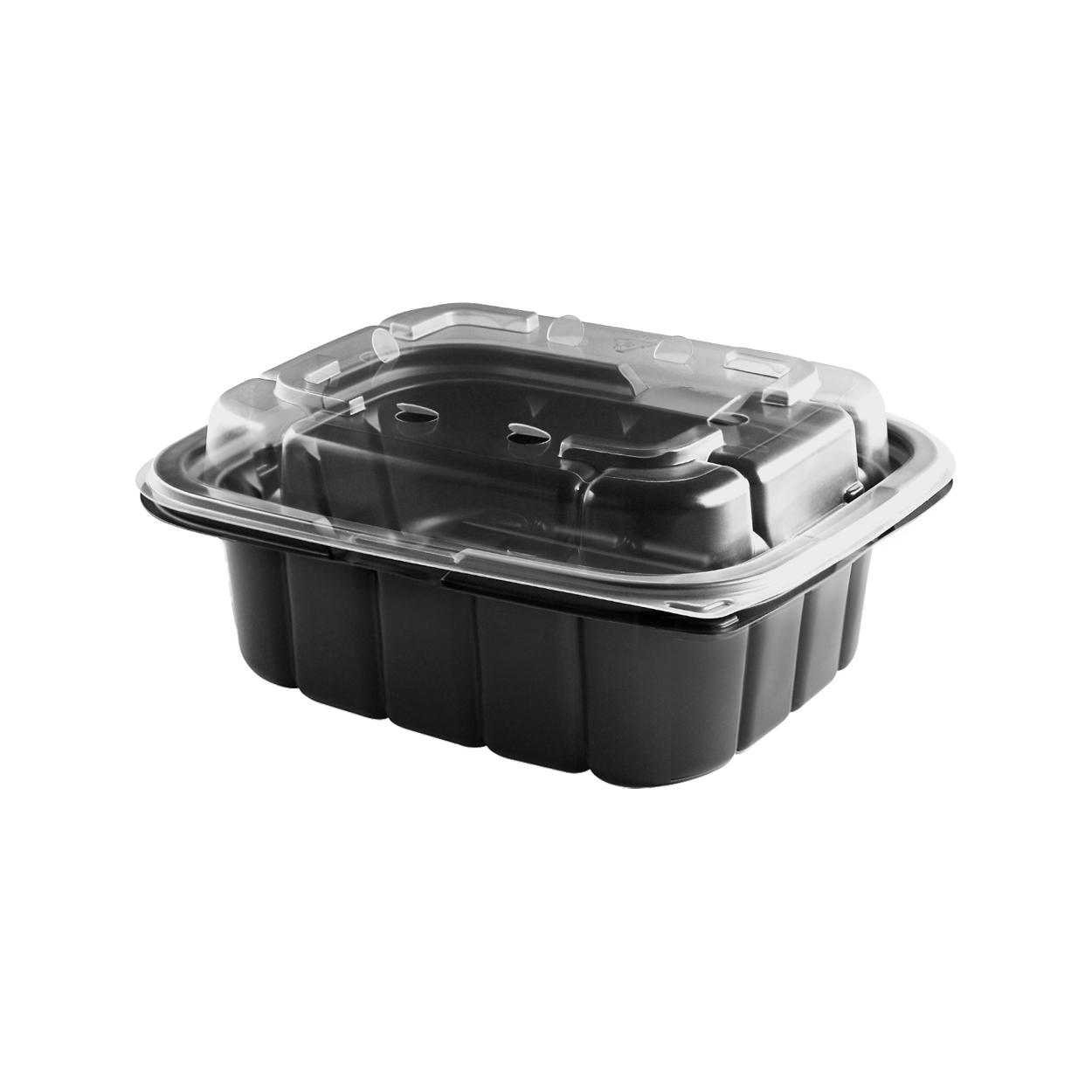 Disposable Plastic Food Container With Anti-Fog Lid