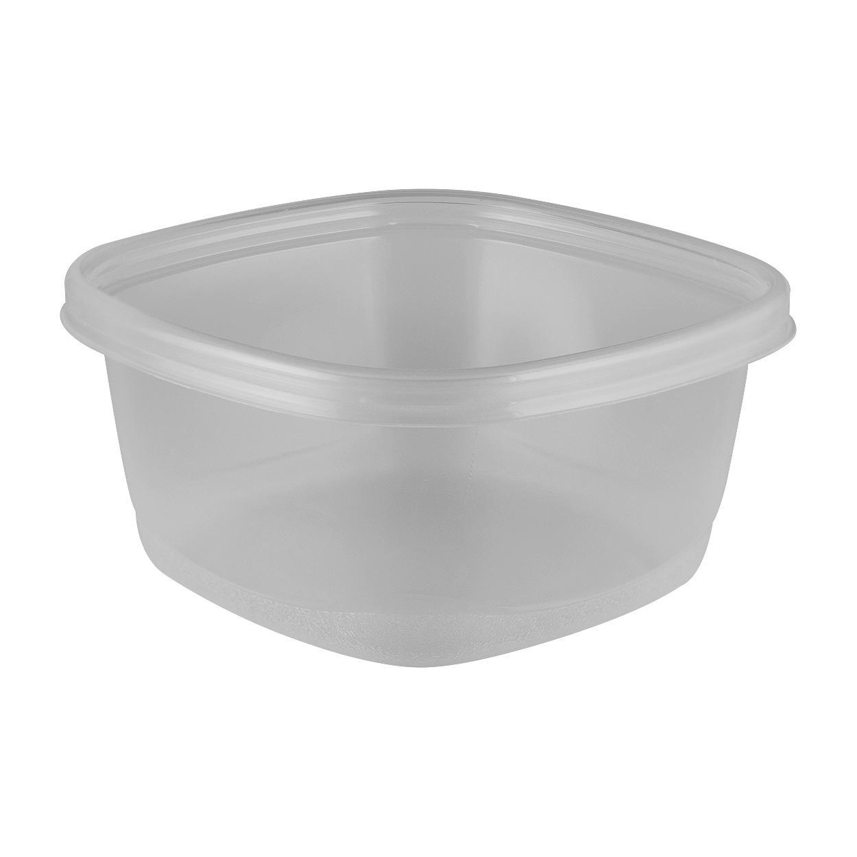 Clear Dome Lid for 32, 48 oz. Square Takeout Containers