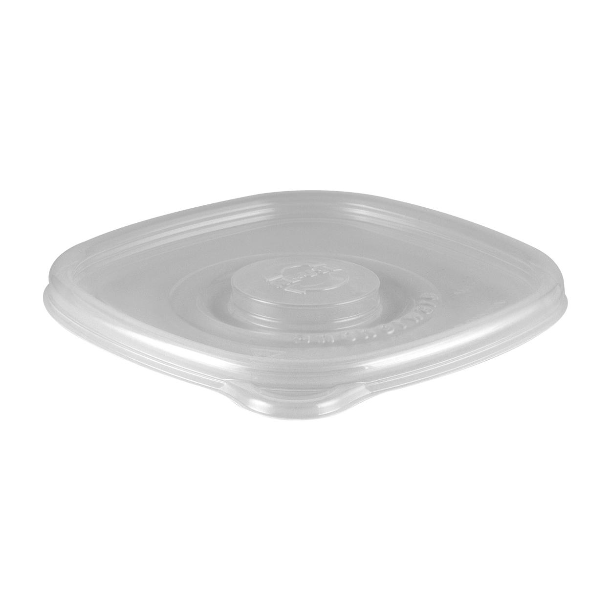 64 oz. Translucent Round Hi-Heat Microwavable Deli Container - 100/Case