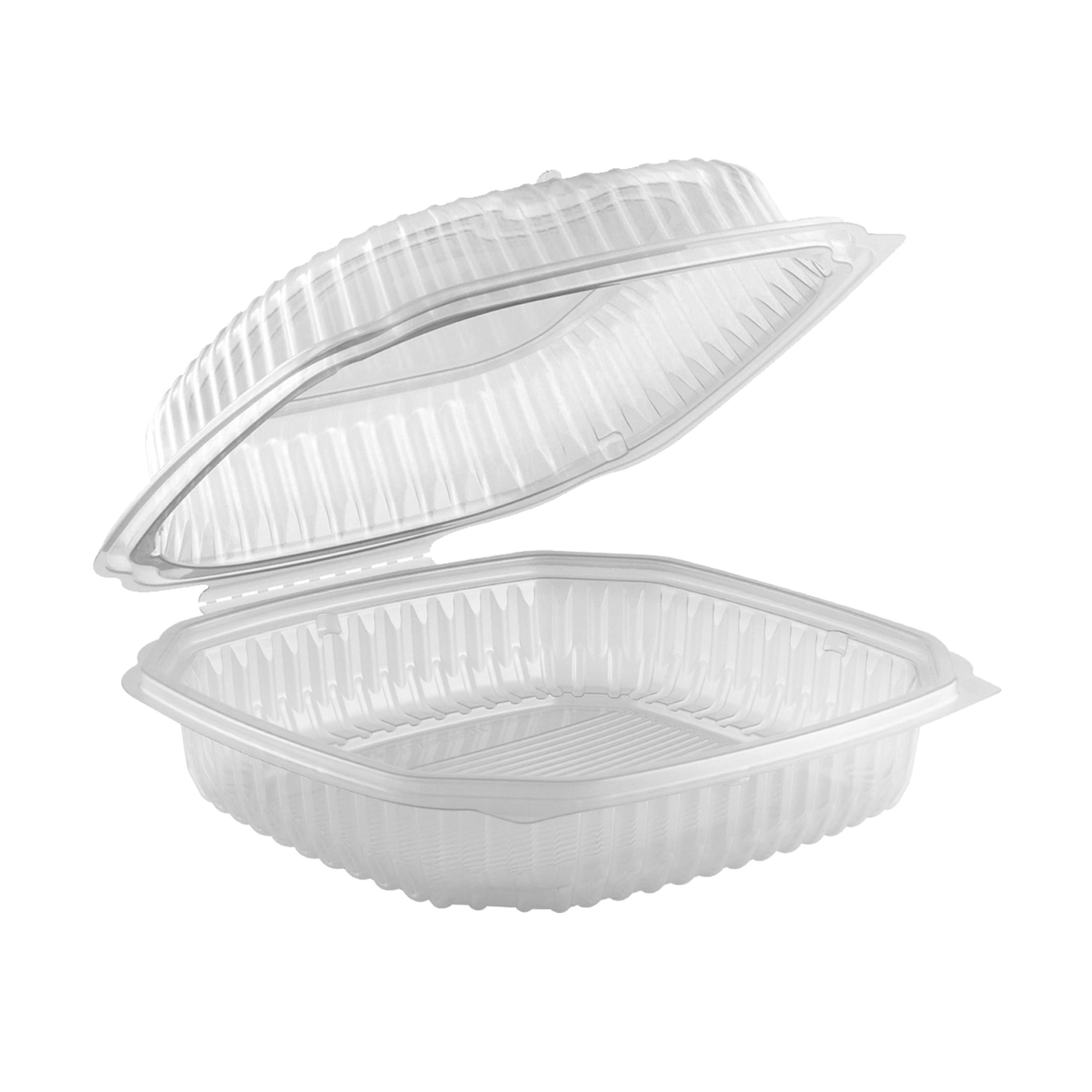 Disposable Plastic Food Container With Anti-Fog Lid