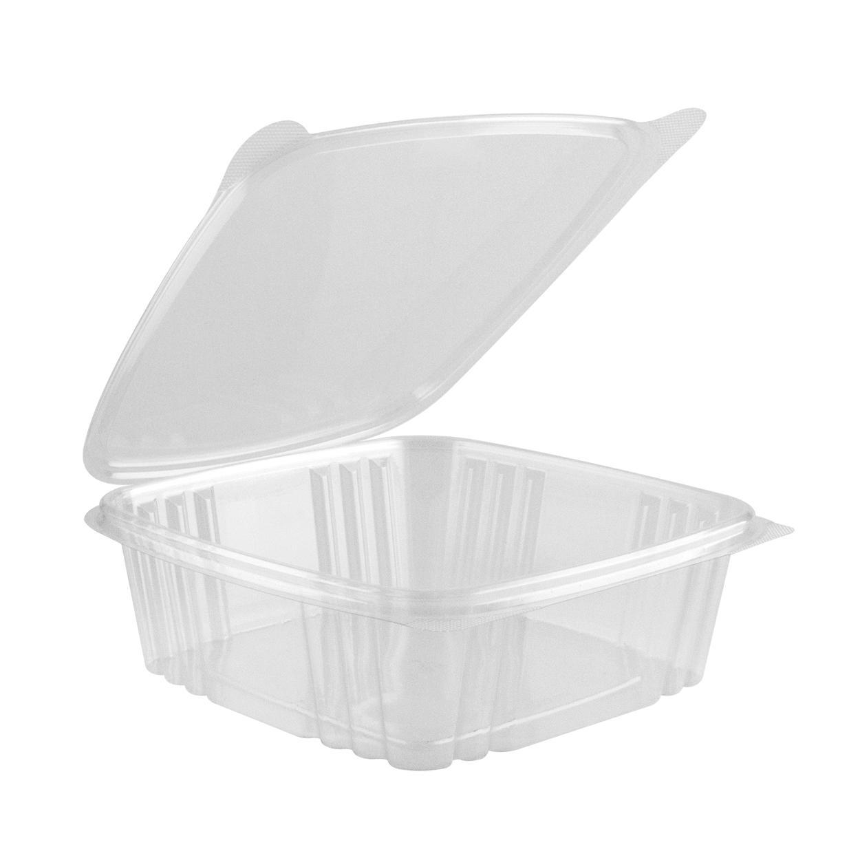 16oz Plastic Hinged Deli Containers  Medium Tamper Resistant Deli  Containers