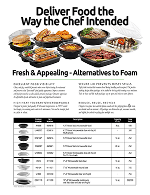 Fresh & Appealing - Alternatives to Foam